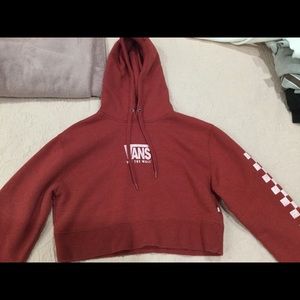 Vans cropped hoddie